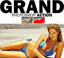 PS动作－艺术图形：Grand Photoshop Action